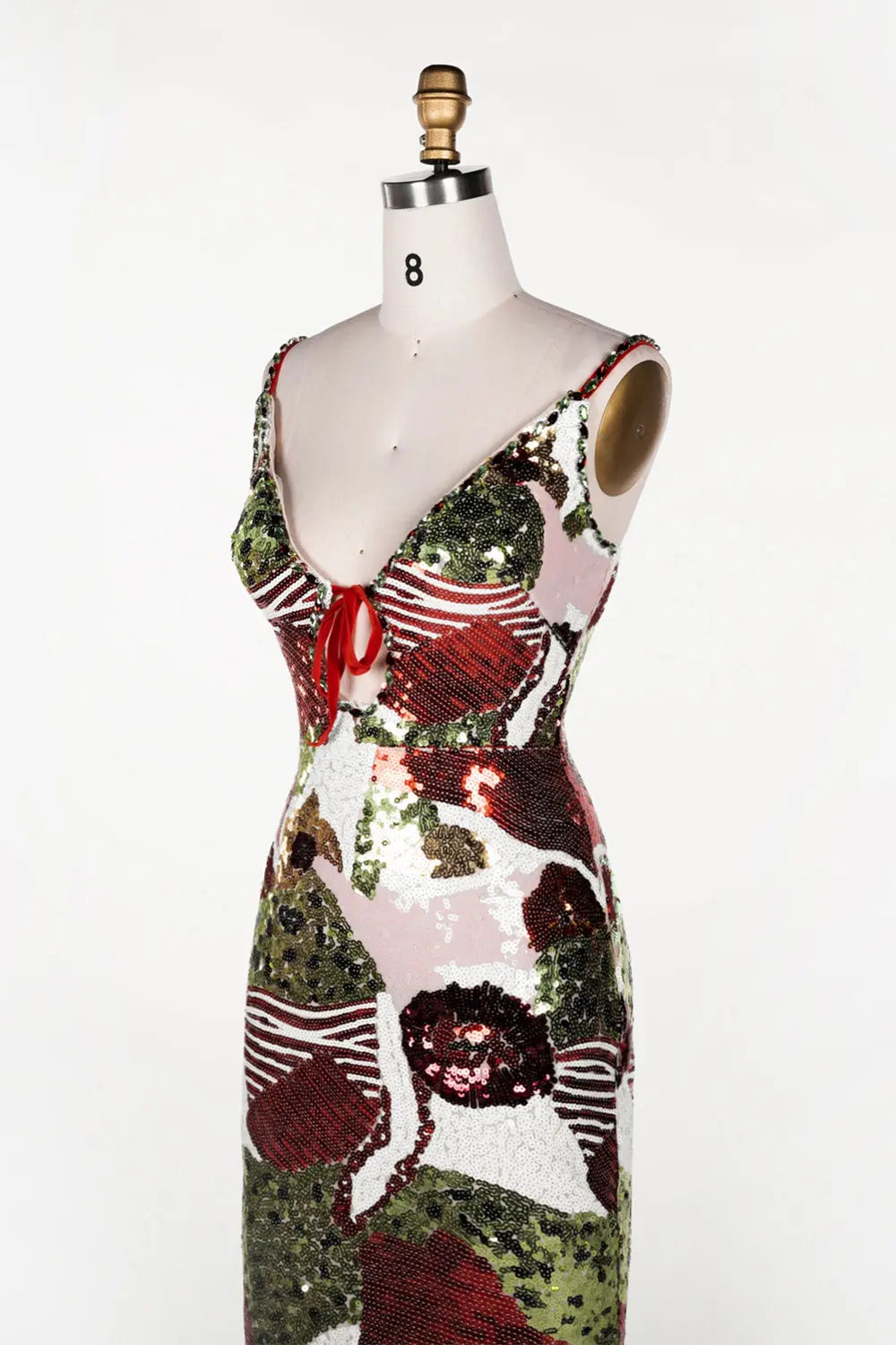 Multicolored Sequin Sleeveless Maxi Dress ST114 Sheer Fairy