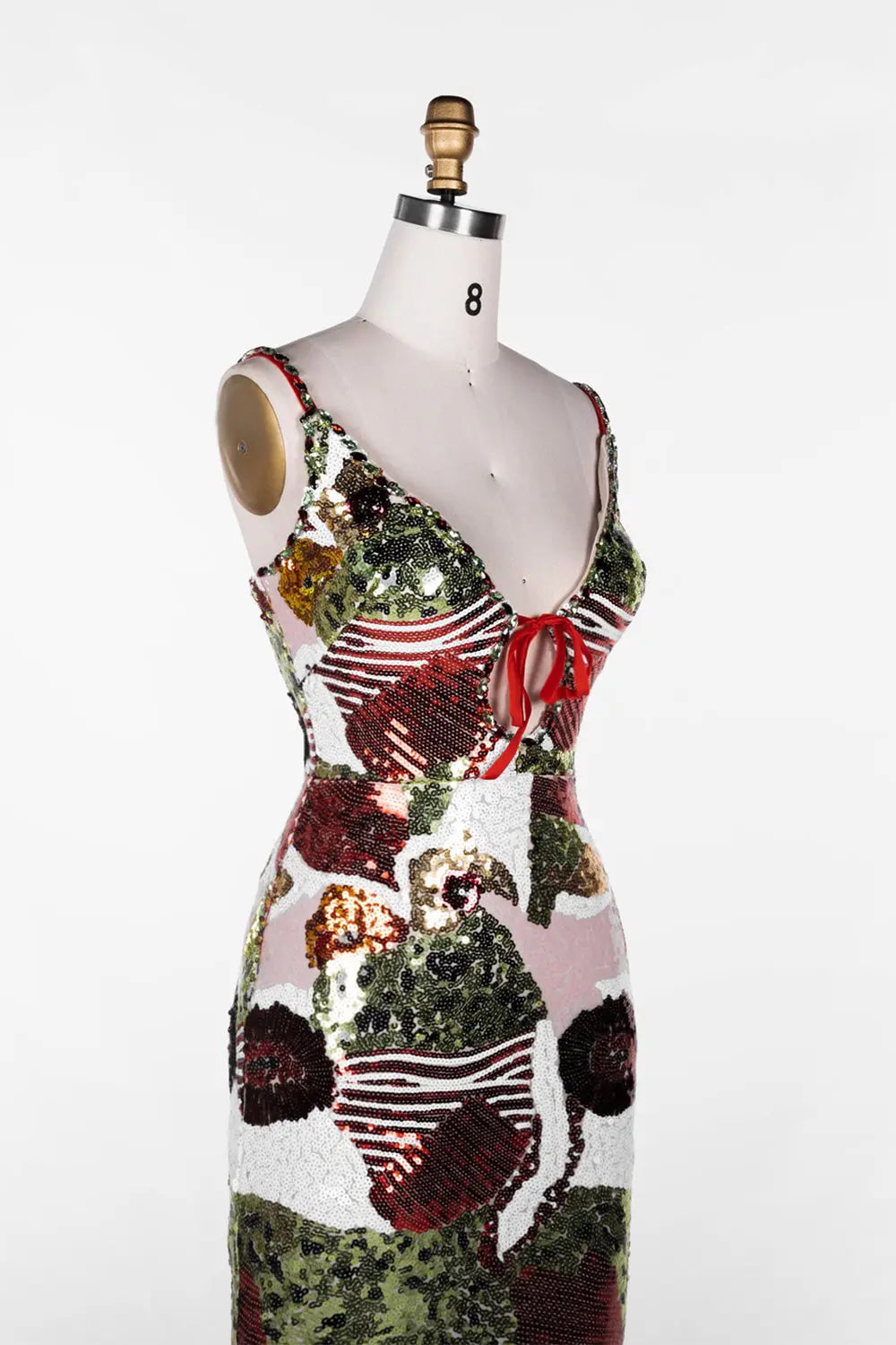 Multicolored Sequin Sleeveless Maxi Dress ST114 Sheer Fairy