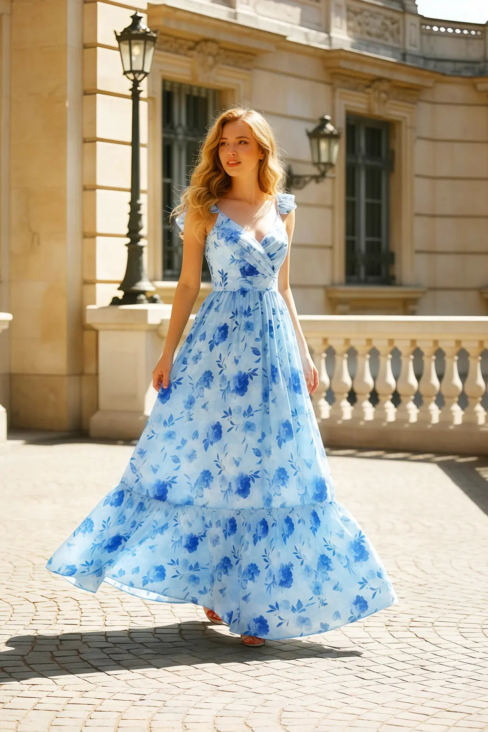 Sage Green Chiffon Spaghetti Strap A-Line Prom Dress SH492 Sheer Fairy