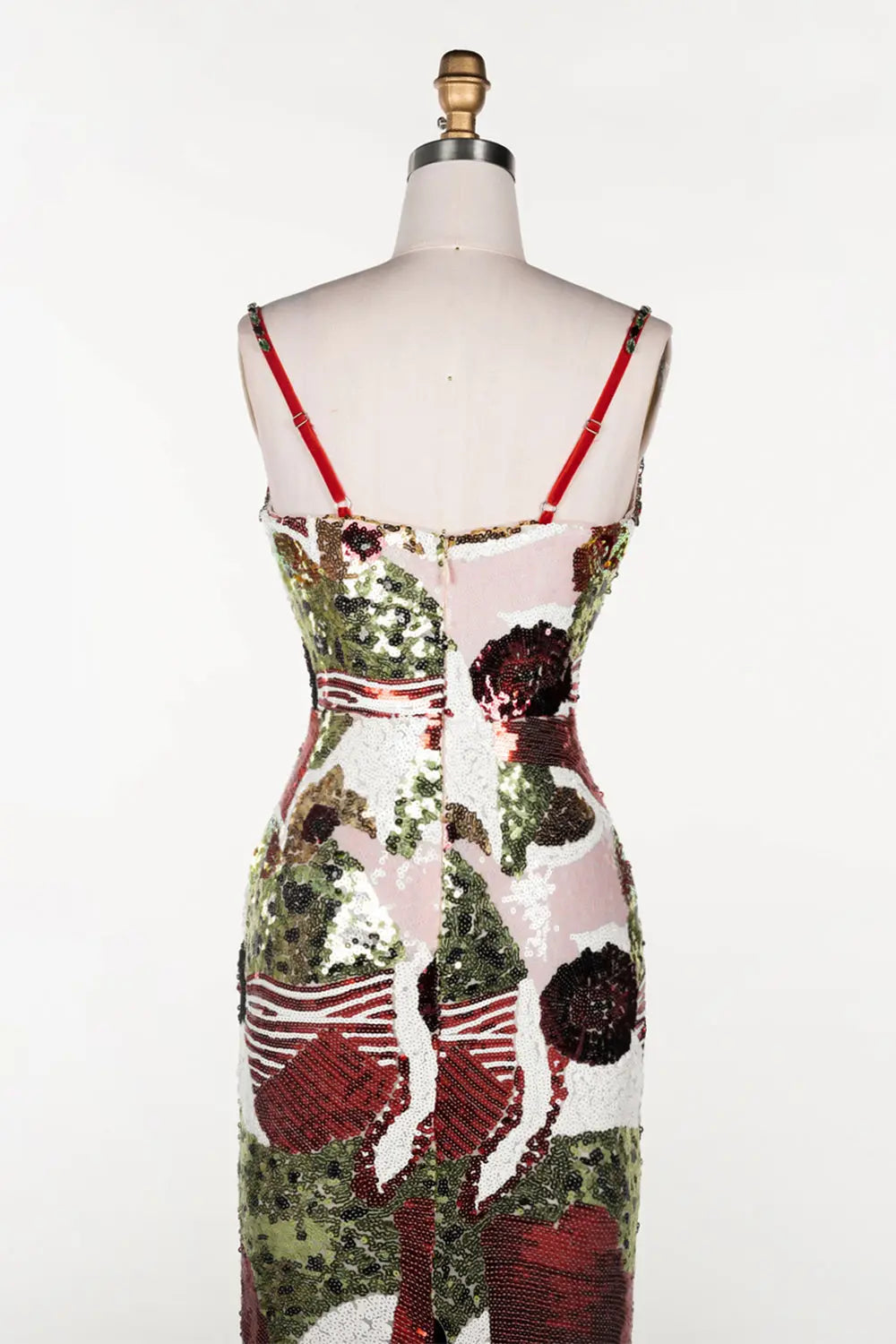 Multicolored Sequin Sleeveless Maxi Dress ST114 Sheer Fairy