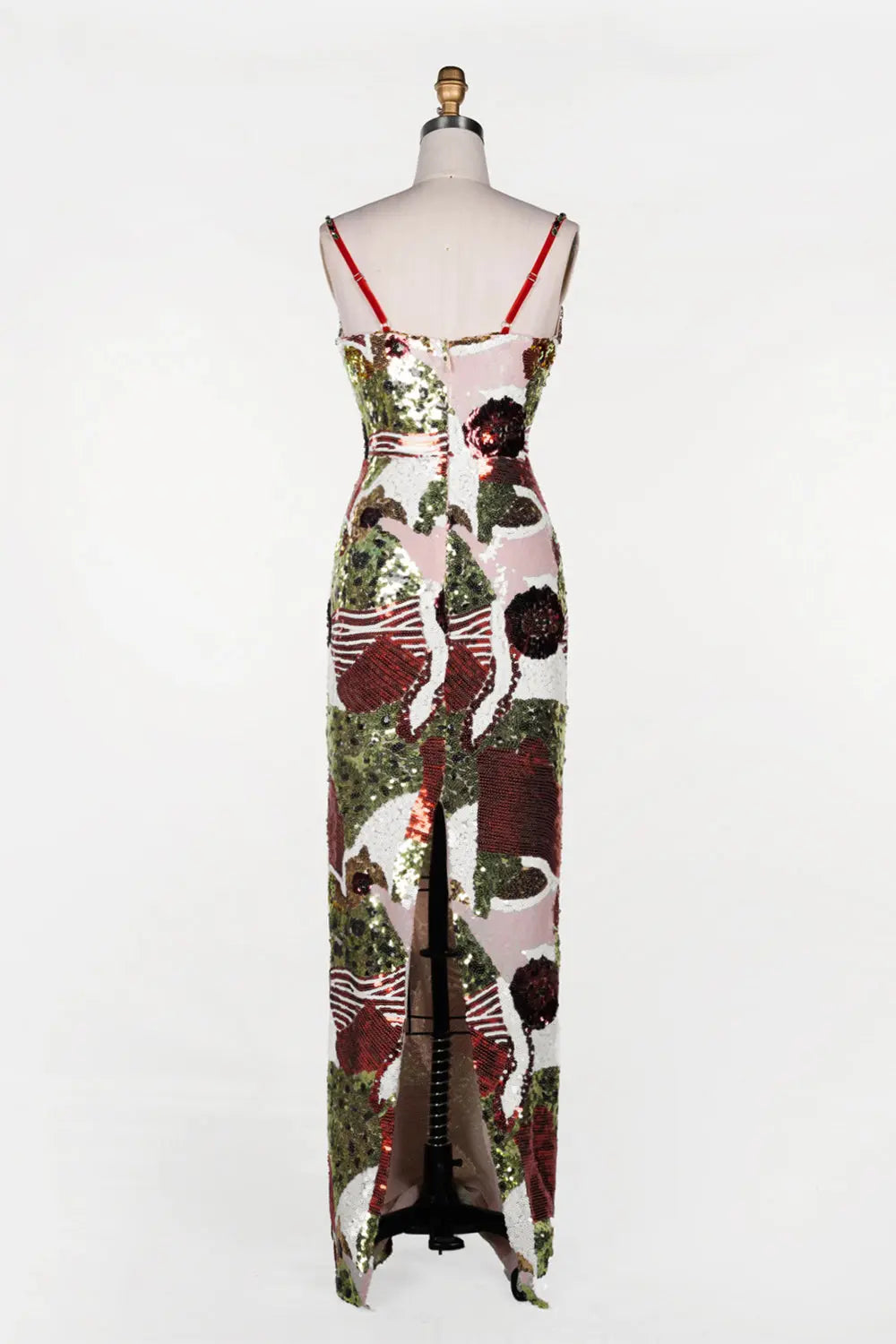 Multicolored Sequin Sleeveless Maxi Dress ST114 Sheer Fairy
