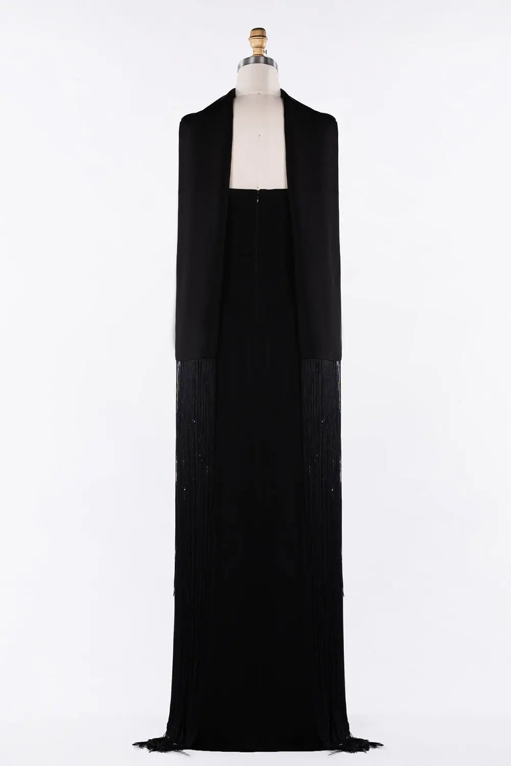 Black Sequin Floral Evening Gown ST120 Sheer Fairy