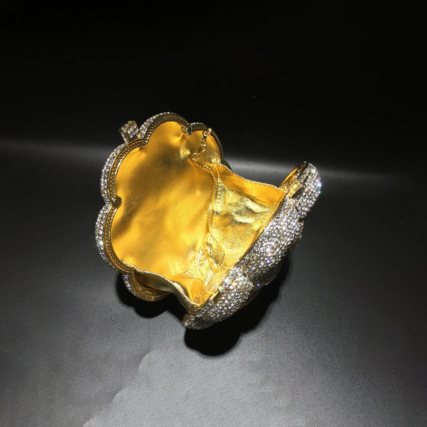 Diamond 3D Flower Clutch Evening Bag HB006