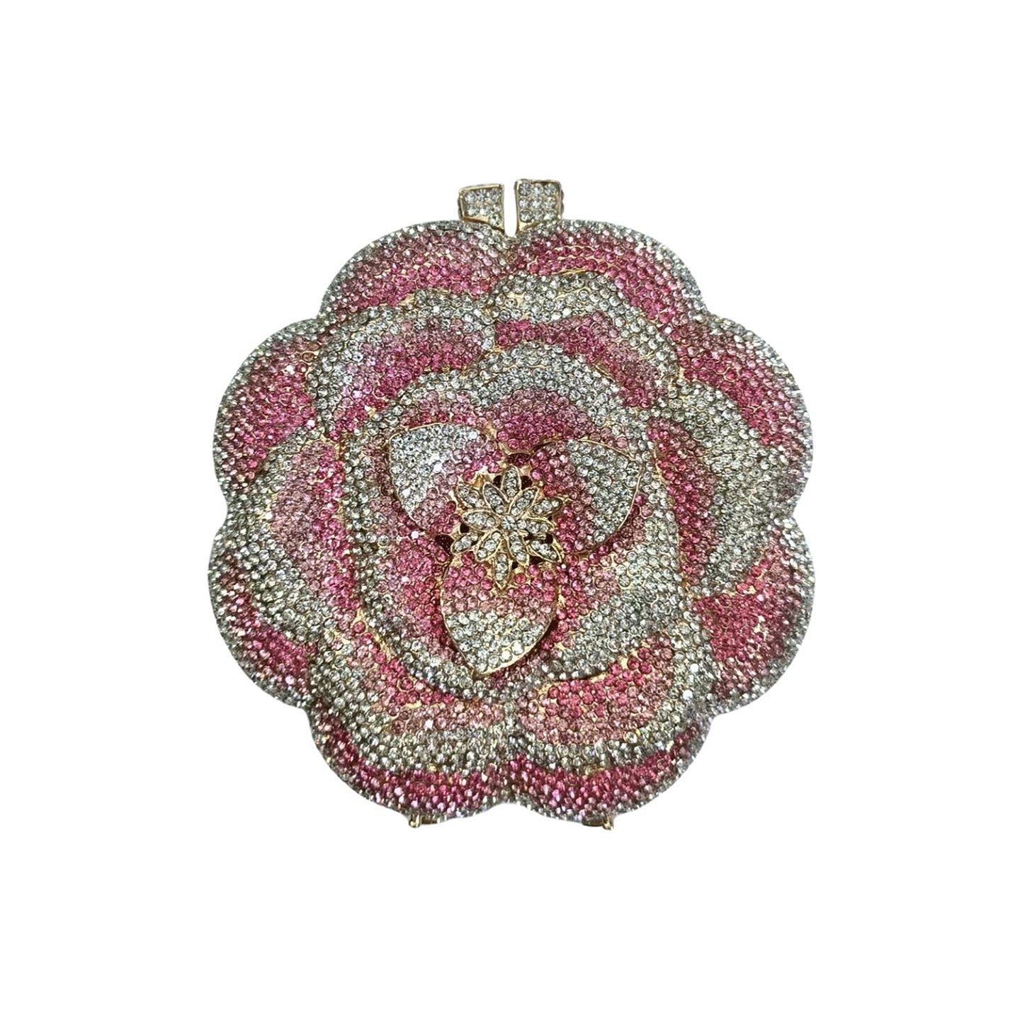 Diamond 3D Flower Clutch Evening Bag HB006