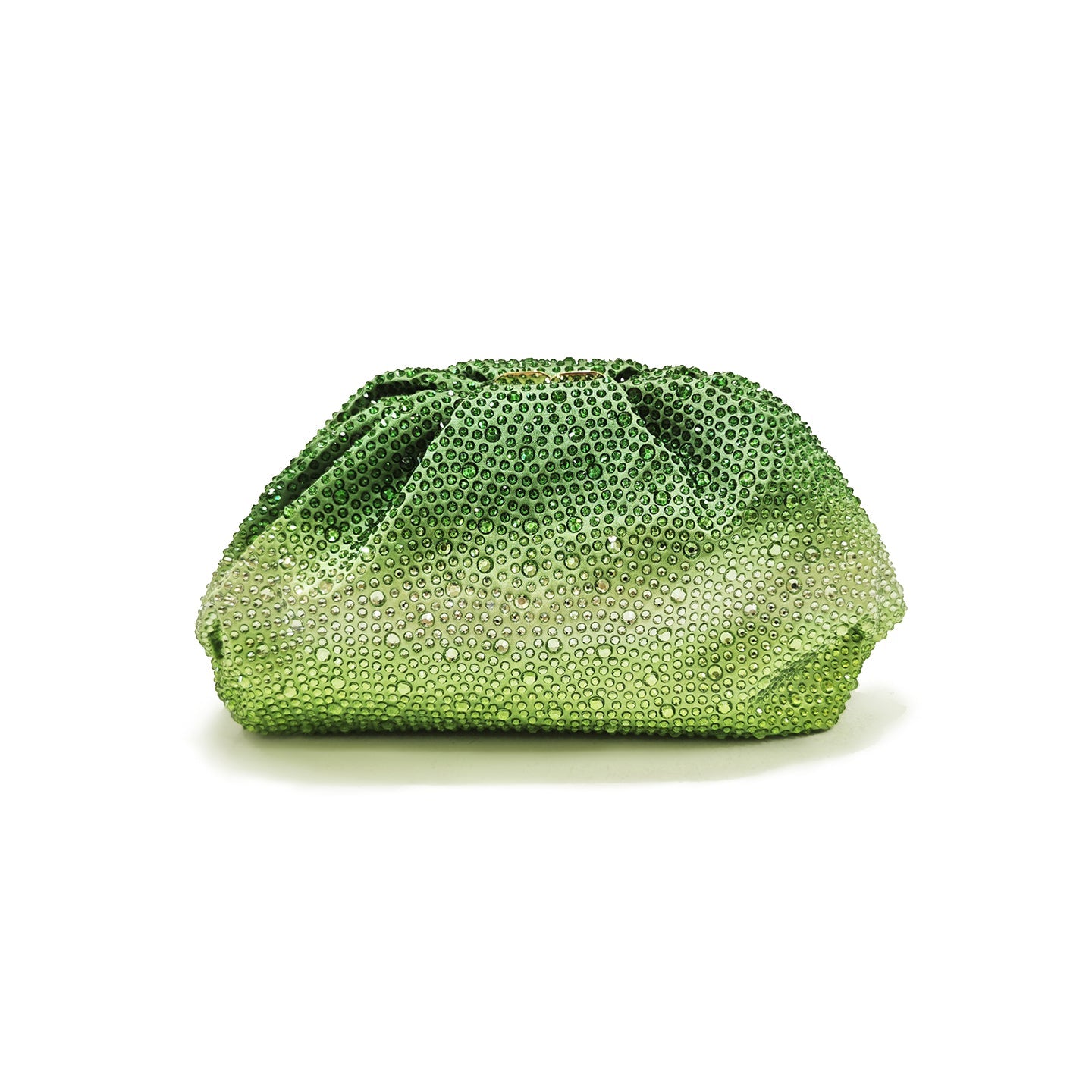 Sparkling Green Ombre Rhinestone Evening Clutch Bag HB016 Sheer Fairy