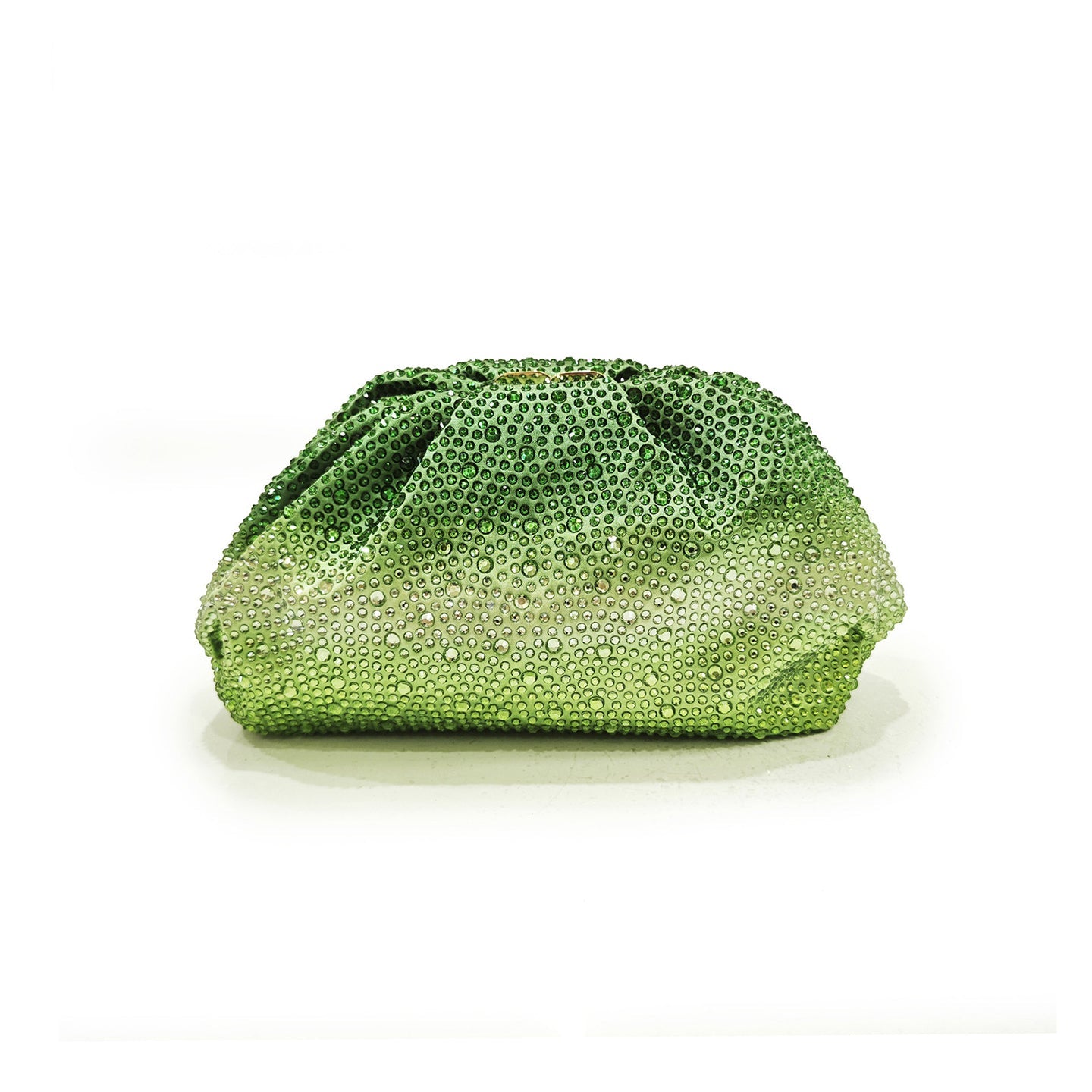 Sparkling Green Ombre Rhinestone Evening Clutch Bag HB016 Sheer Fairy