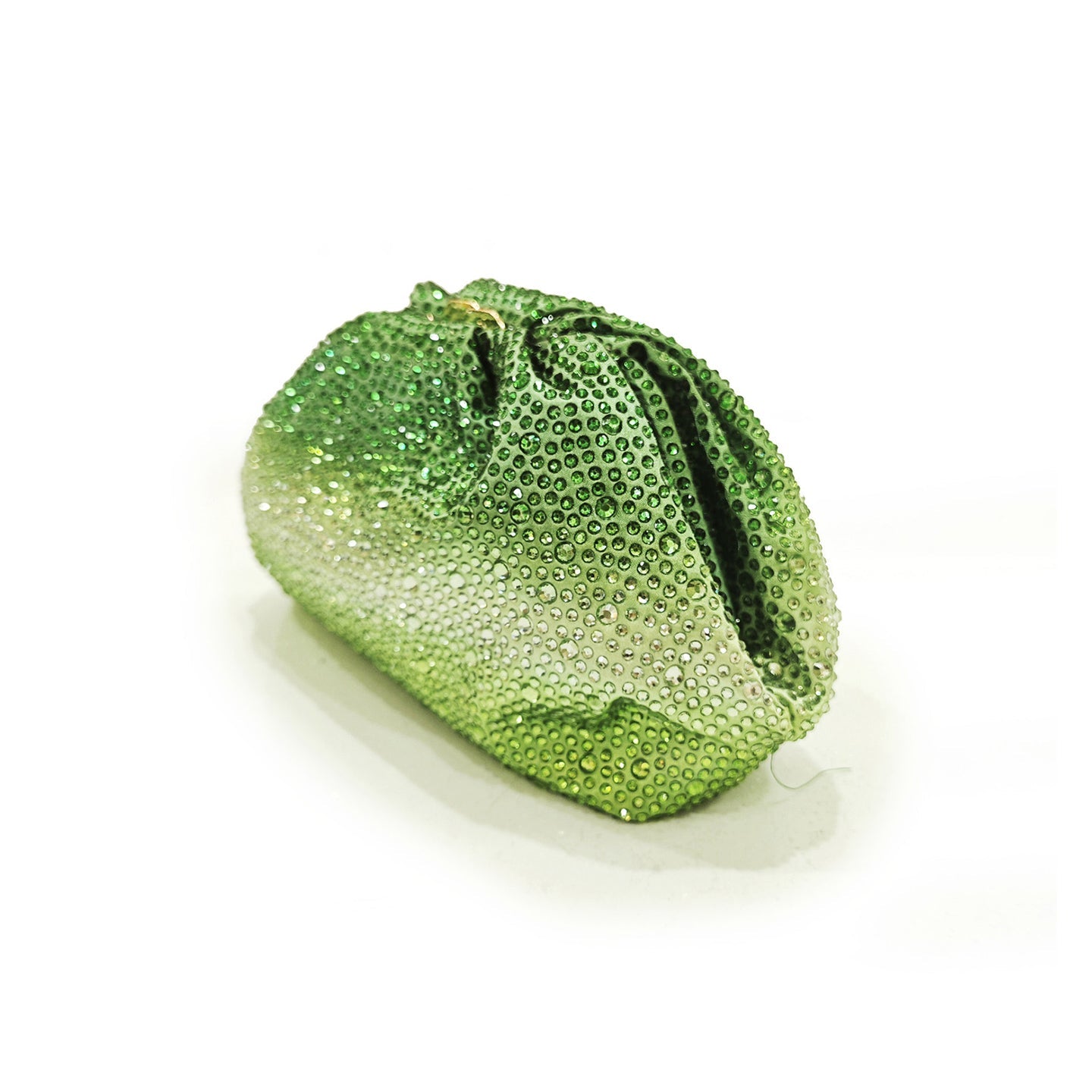 Sparkling Green Ombre Rhinestone Evening Clutch Bag HB016 Sheer Fairy