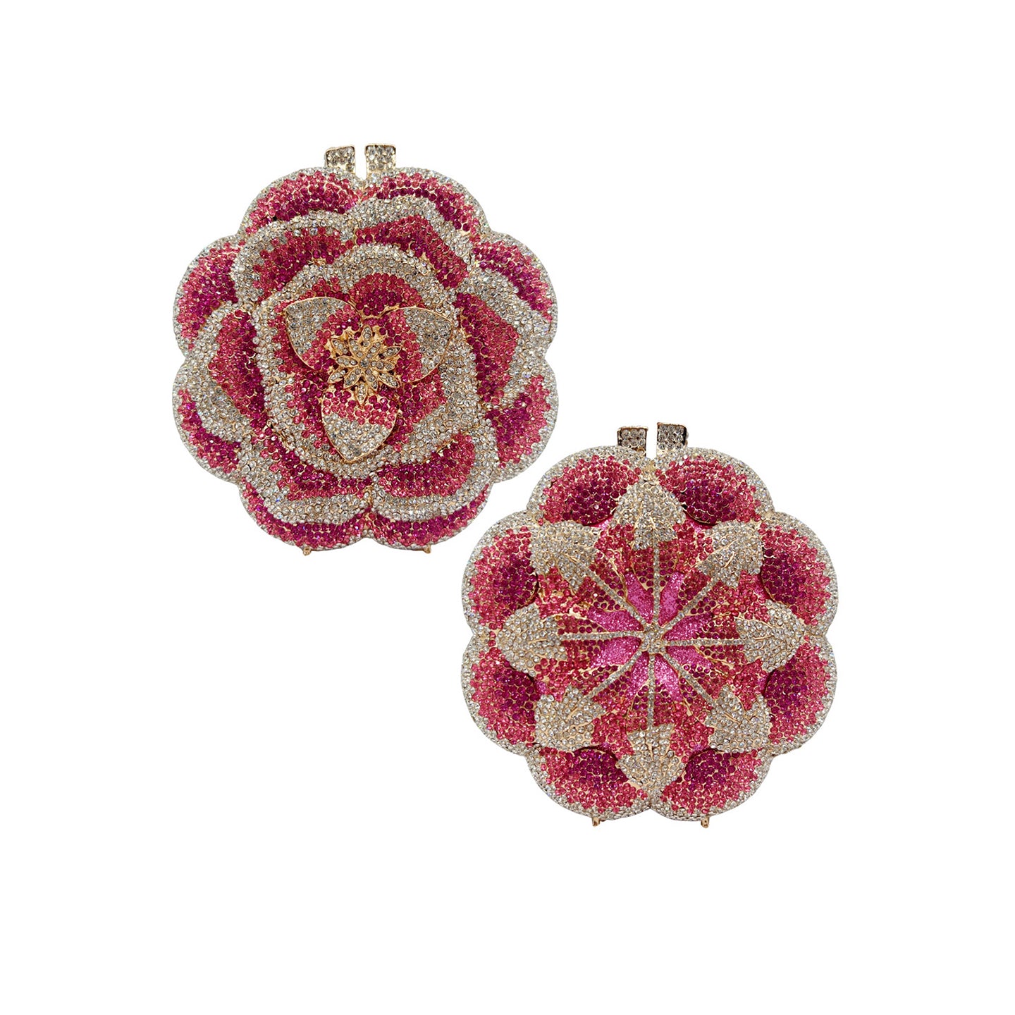 Diamond 3D Flower Clutch Evening Bag HB006