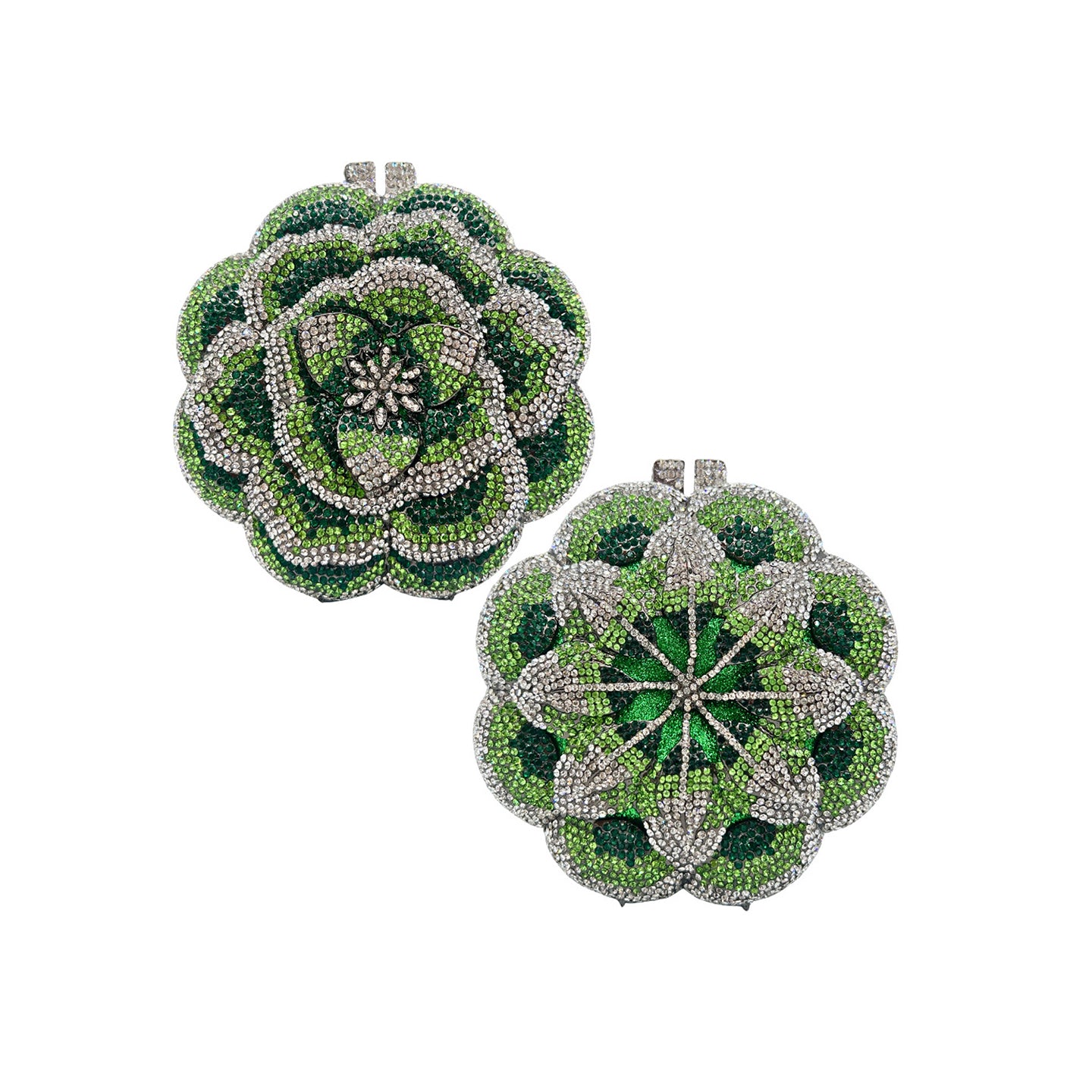 Diamond 3D Flower Clutch Evening Bag HB006