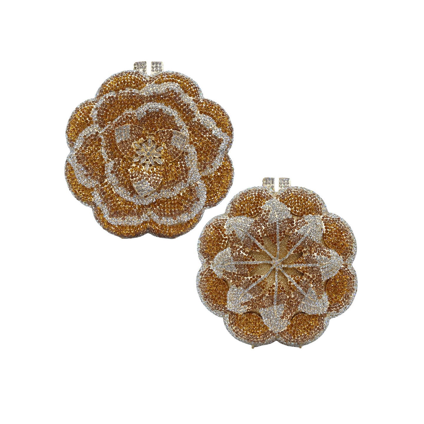 Diamond 3D Flower Clutch Evening Bag HB006