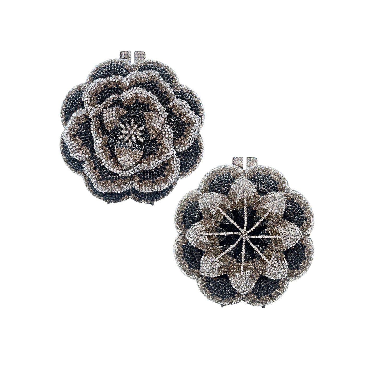 Diamond 3D Flower Clutch Evening Bag HB006