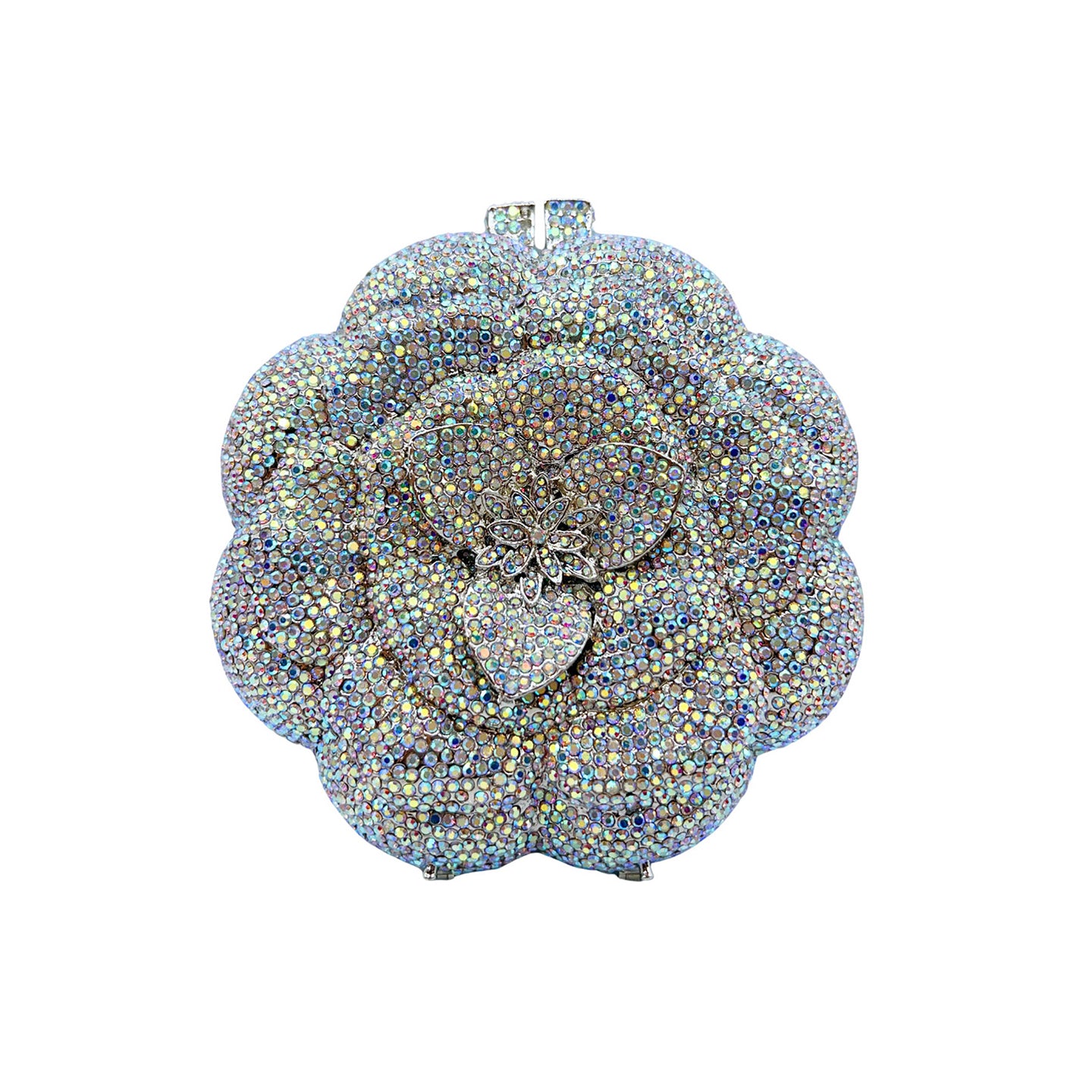 Diamond 3D Flower Clutch Evening Bag HB006