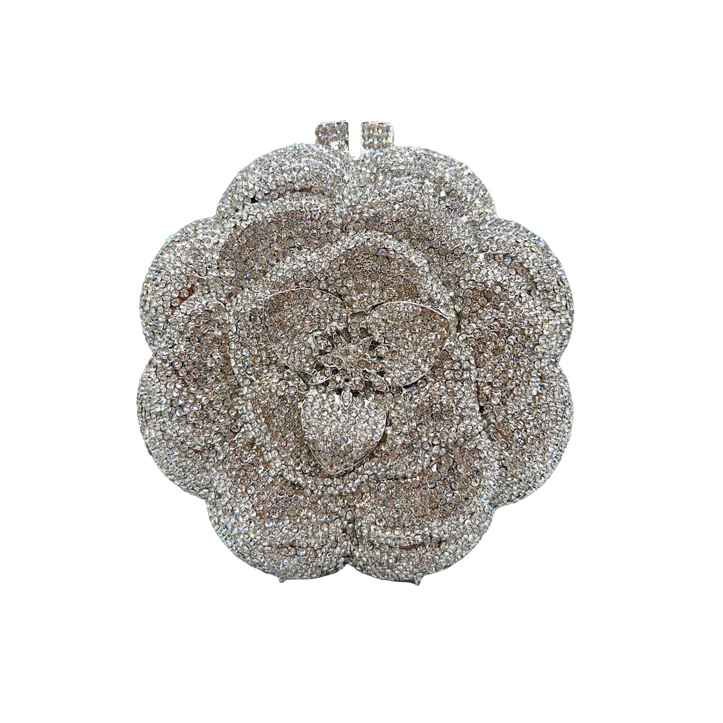 Diamond 3D Flower Clutch Evening Bag HB006