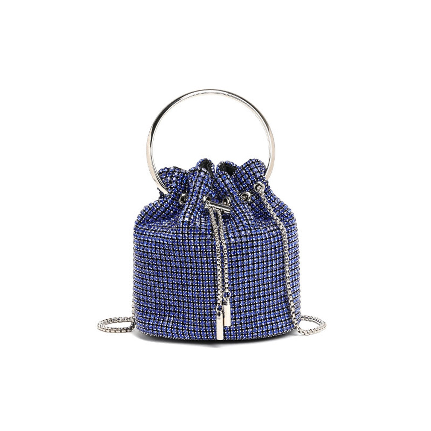 Fashion Diamond Shoulder Crossbody Bucket Bag HB005