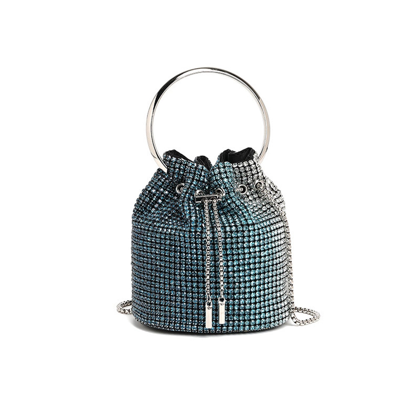 Fashion Diamond Shoulder Crossbody Bucket Bag HB005