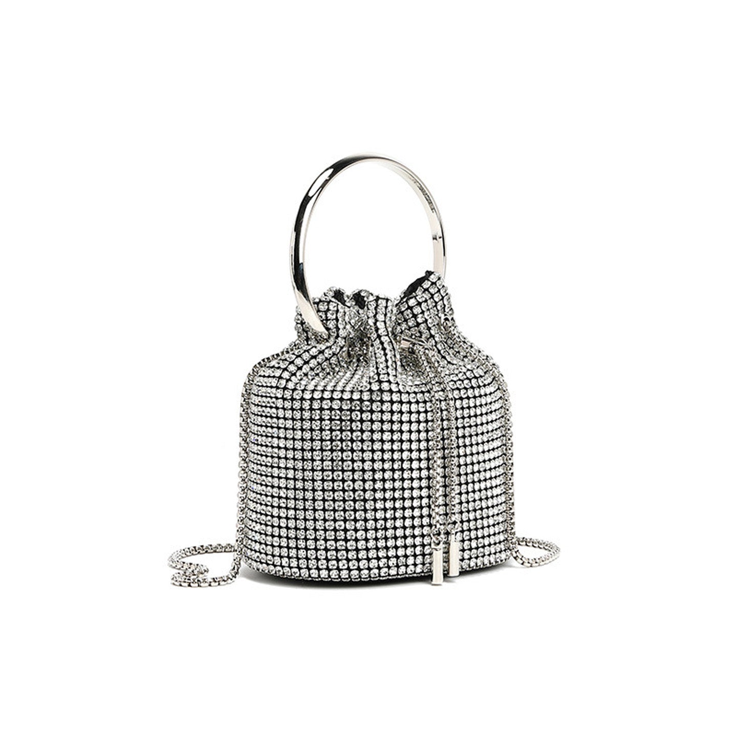 Fashion Diamond Shoulder Crossbody Bucket Bag HB005
