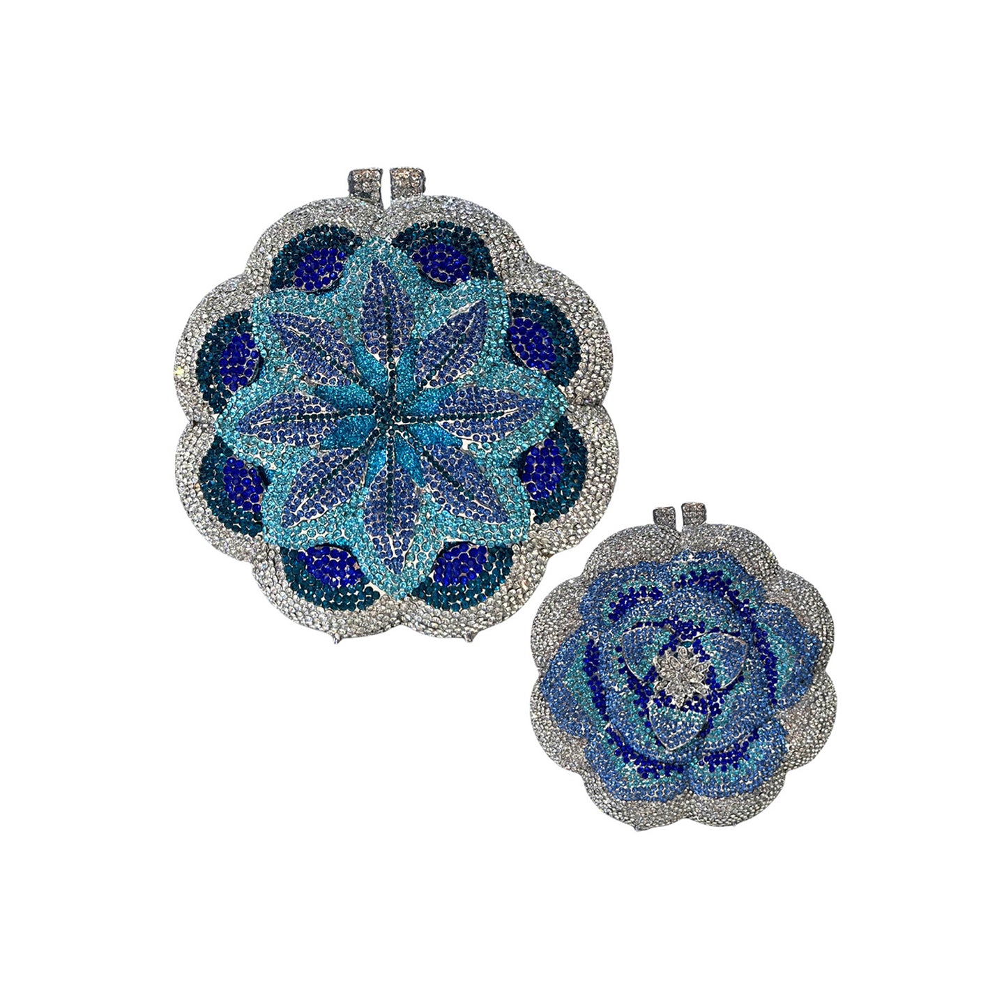 Diamond 3D Flower Clutch Evening Bag HB006