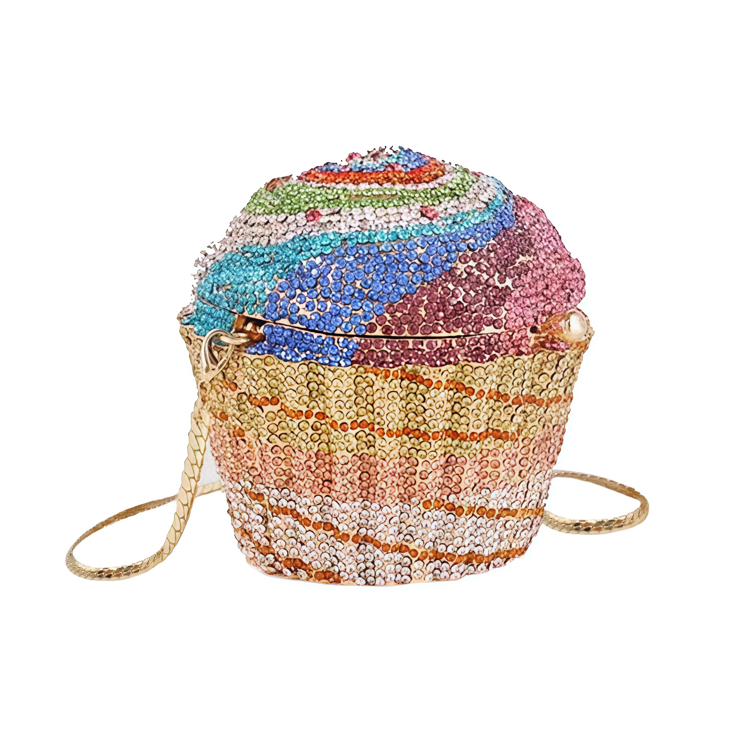 Cake Ice Cream Diamond Dinner Clutch HB009