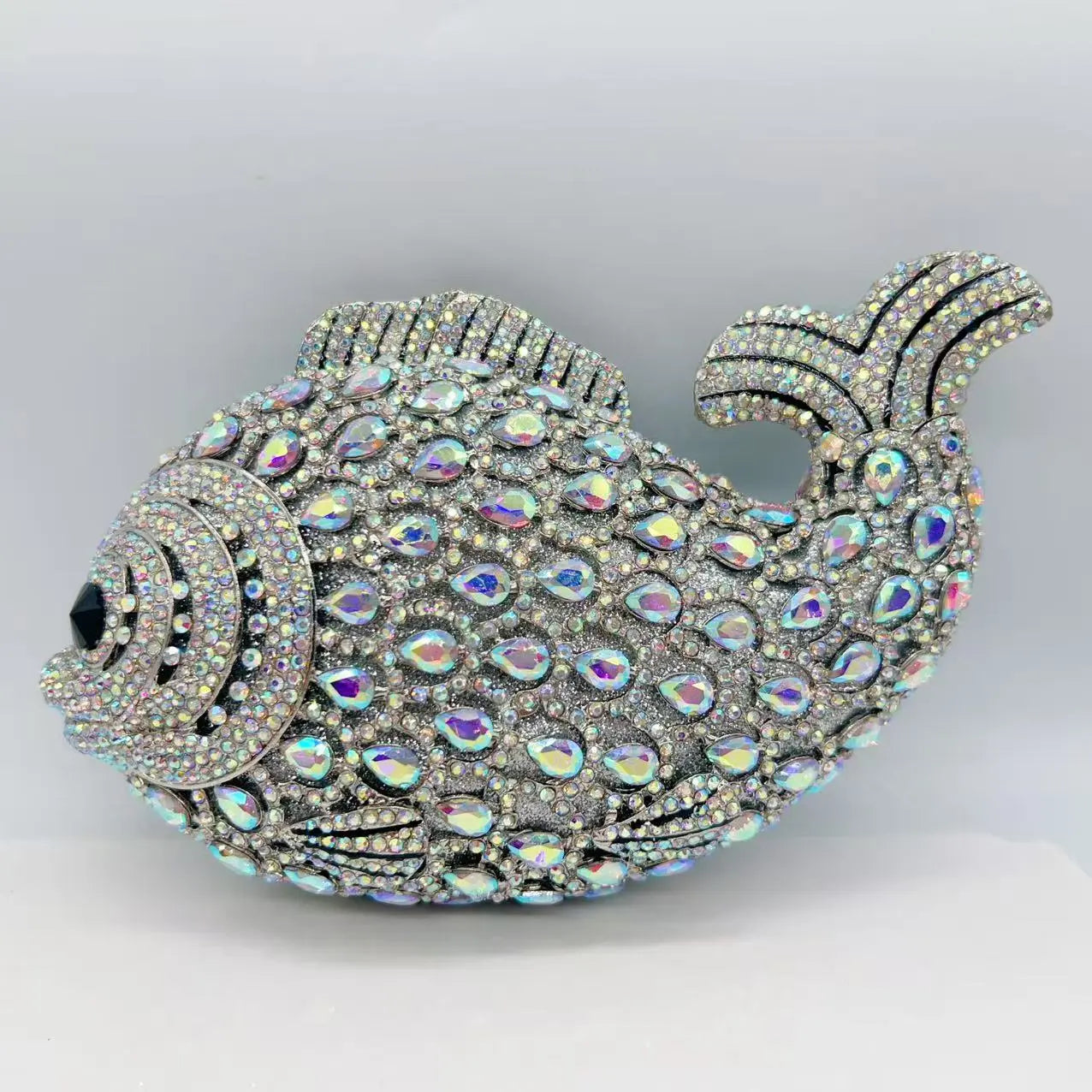 Fish Rhinestones Clutches Bag HB020 Sheer Fairy