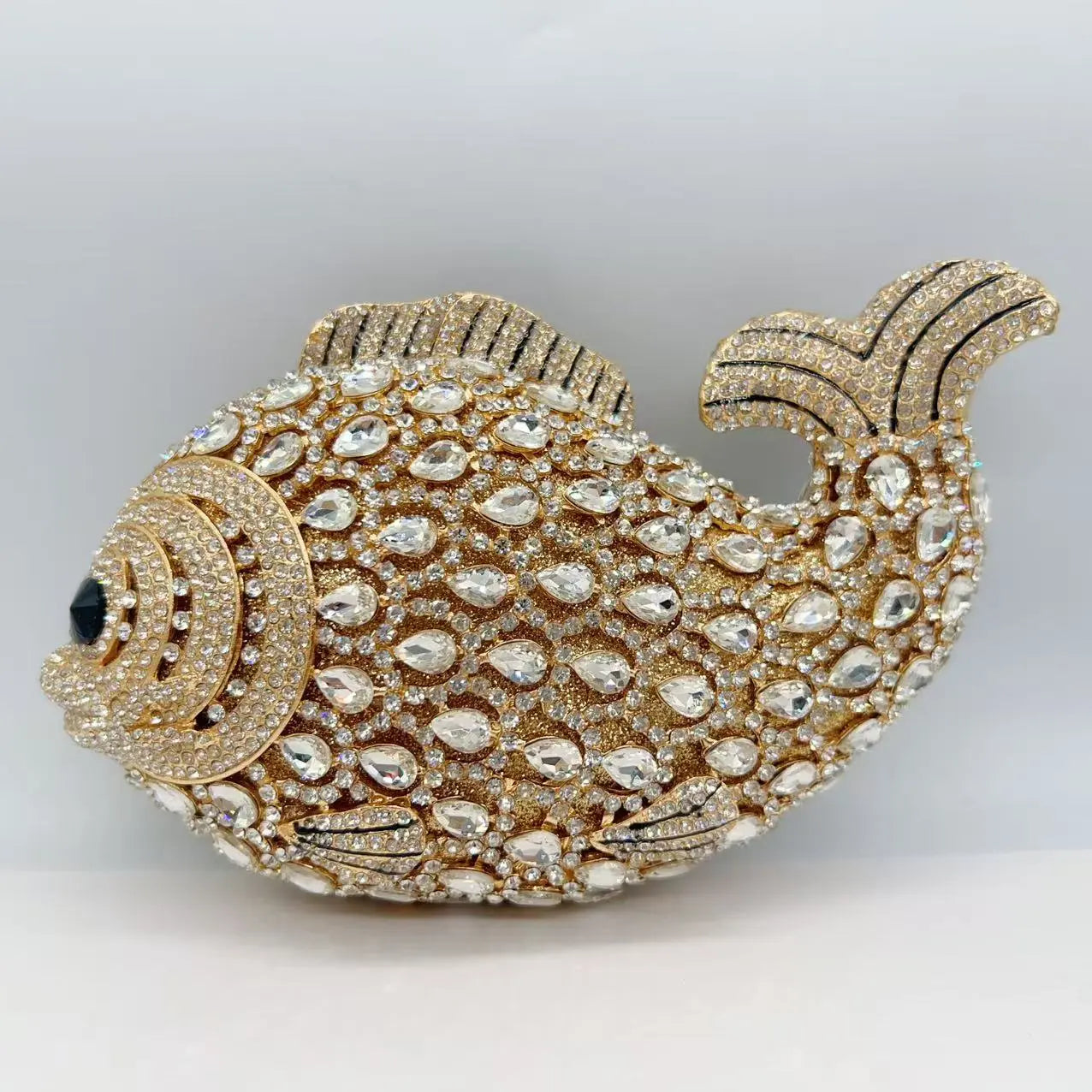 Hand-Beaded Rainbow Fish Clutch HB020 Sheer Fairy