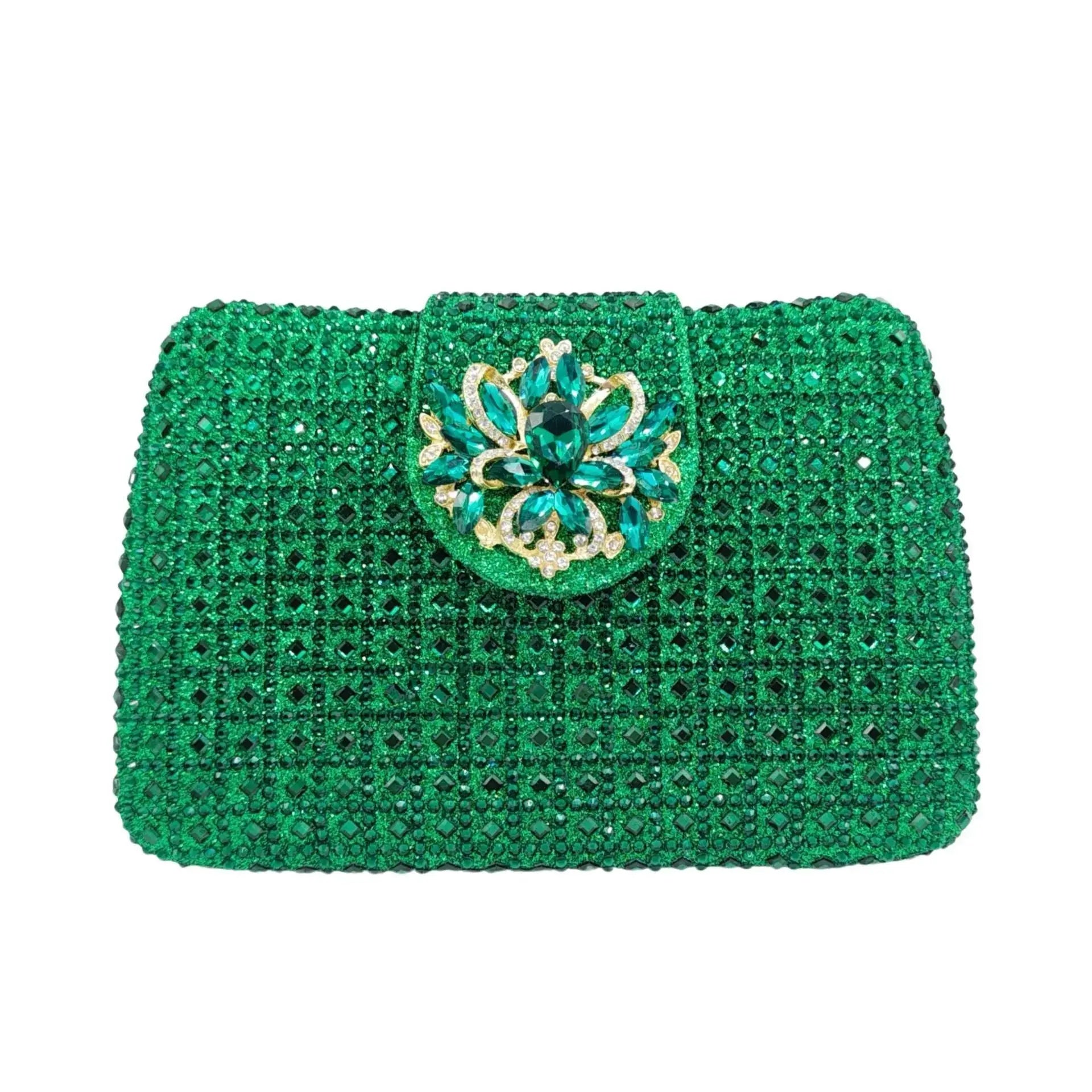 Sparkling Diamond Crystals Evening Handbag HB023 Sheer Fairy