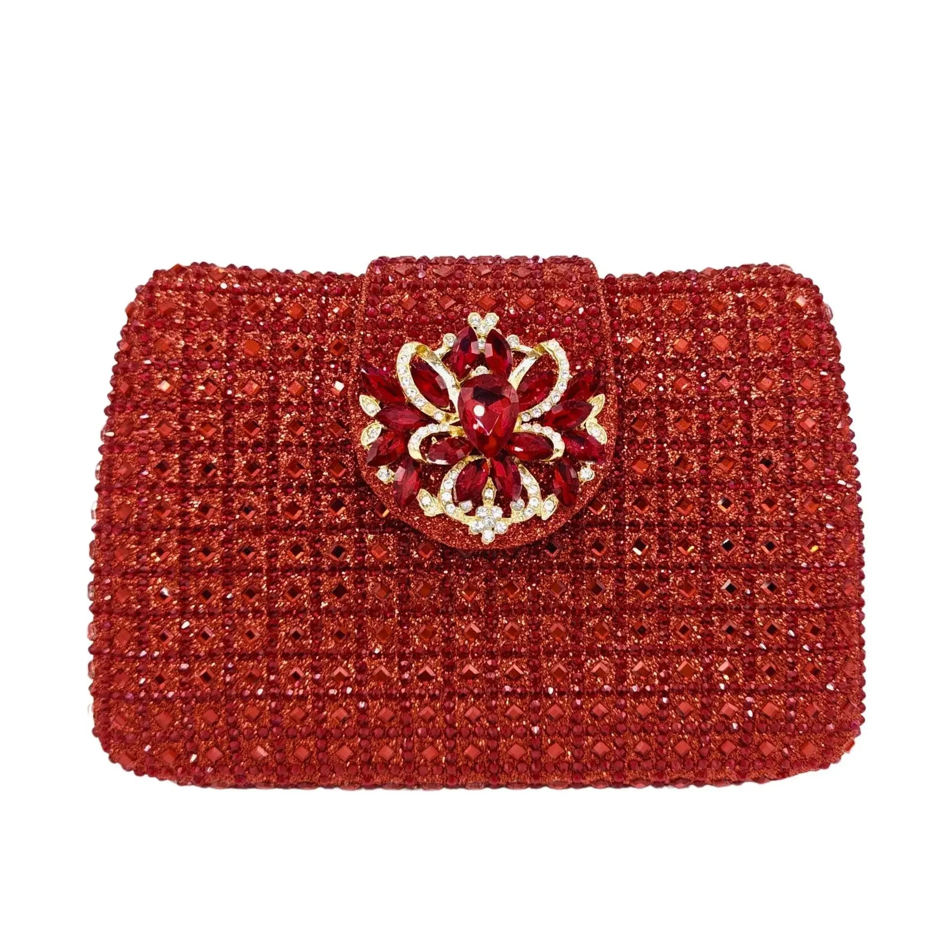 Sparkling Diamond Crystals Evening Handbag HB023 Sheer Fairy