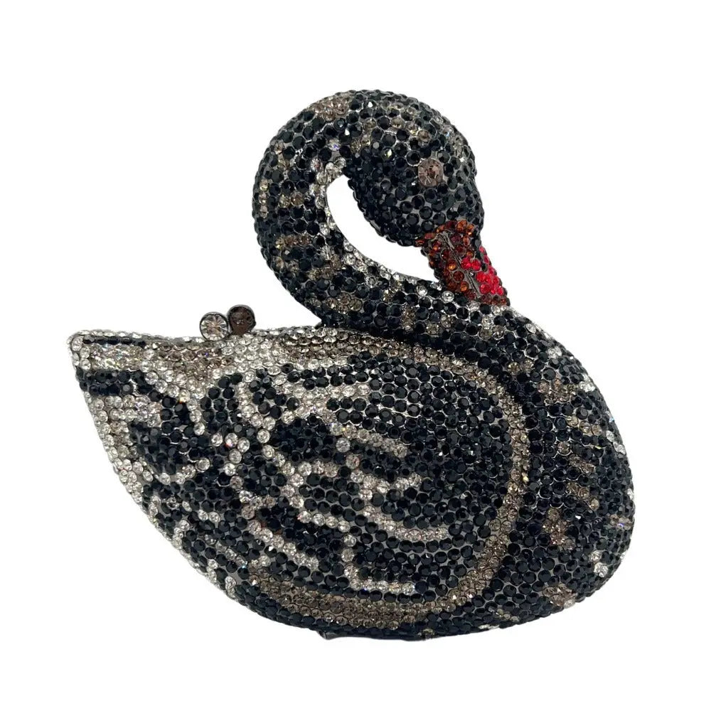 Rhinestone Fun Crystal Pizza Slice Clutch HB026 Sheer Fairy