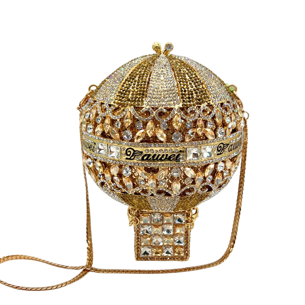 Crystal Camera Evening Clutch & Party Purse HB030 Sheer Fairy