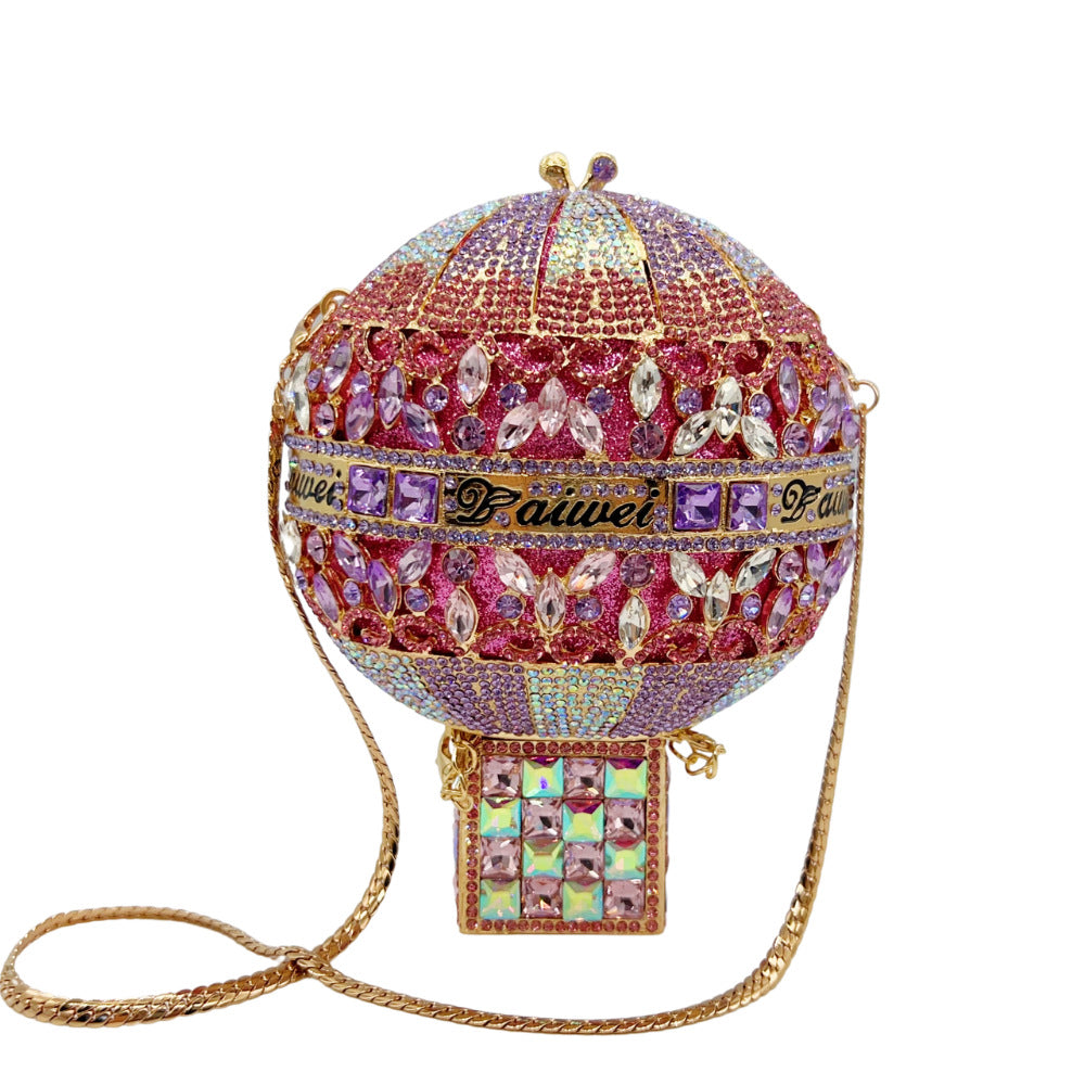 Crystal Camera Evening Clutch & Party Purse HB030 Sheer Fairy