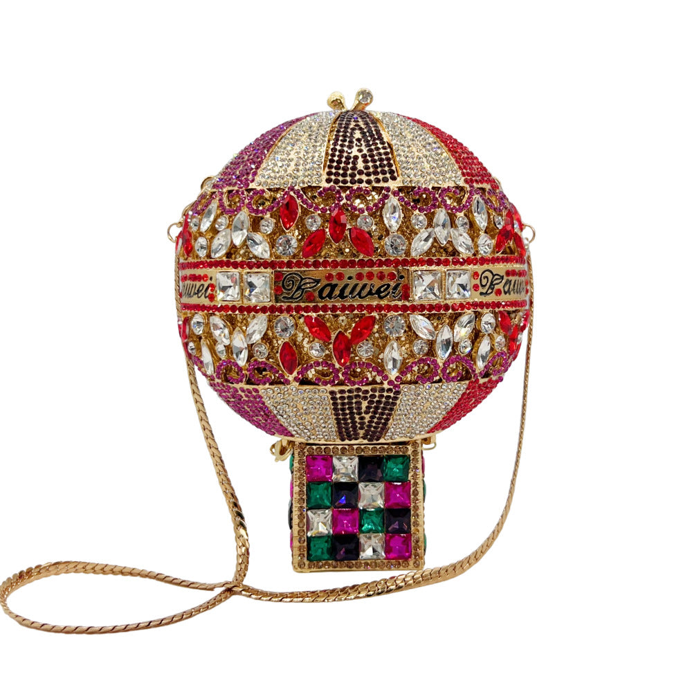 Crystal Camera Evening Clutch & Party Purse HB030 Sheer Fairy