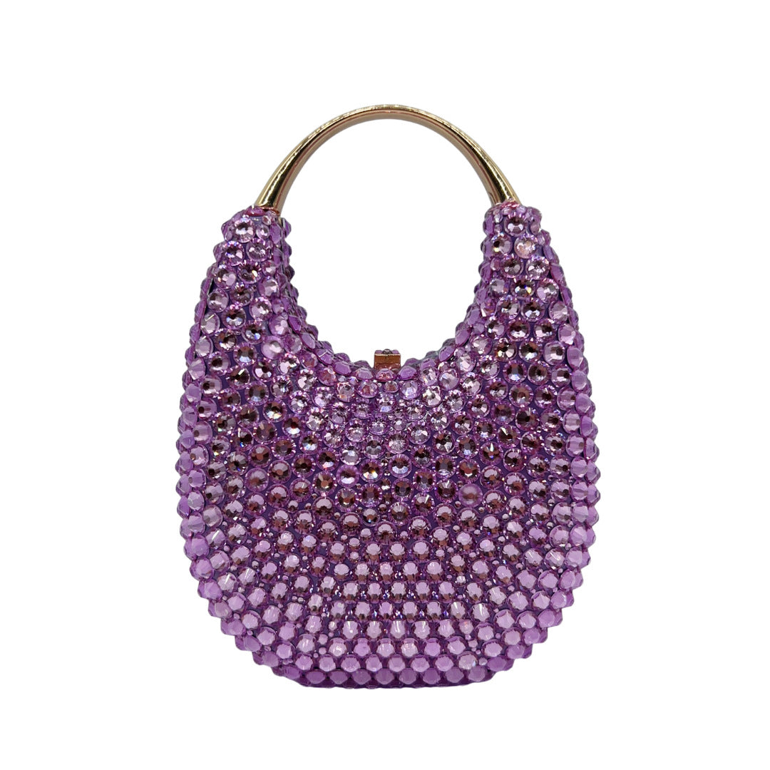 Luxury Conch Shell Rhinestone Evening Clutch Bag HB035 Sheer Fairy
