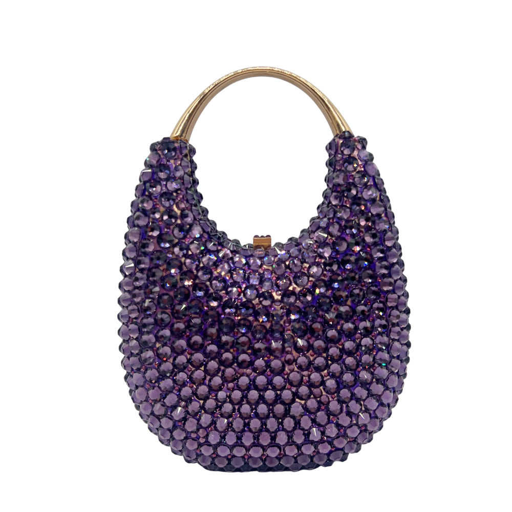 Luxury Conch Shell Rhinestone Evening Clutch Bag HB035 Sheer Fairy