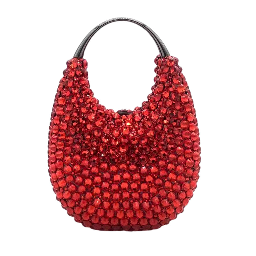 Luxury Conch Shell Rhinestone Evening Clutch Bag HB035 Sheer Fairy