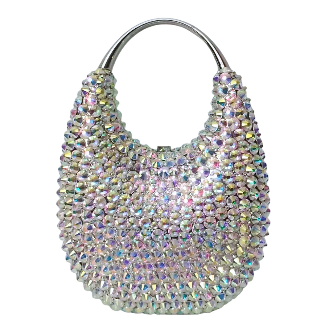 Luxury Conch Shell Rhinestone Evening Clutch Bag HB035 Sheer Fairy