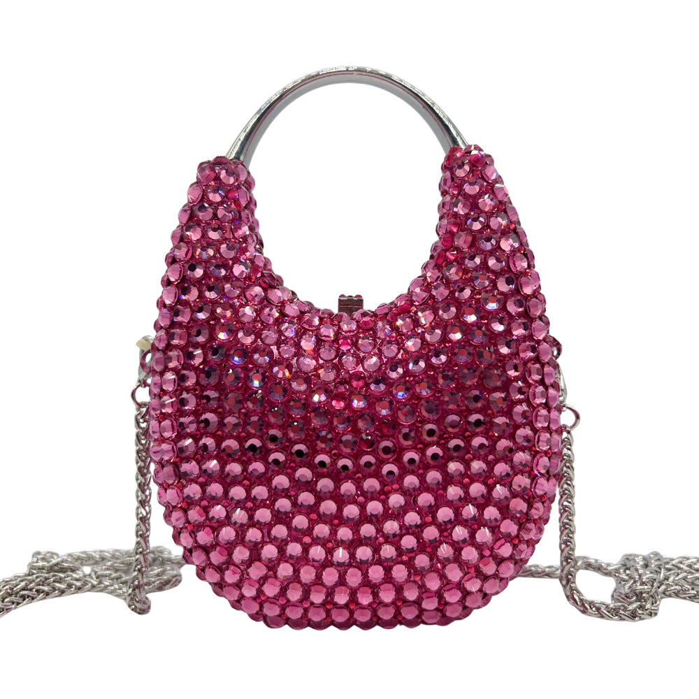 Luxury Conch Shell Rhinestone Evening Clutch Bag HB035 Sheer Fairy