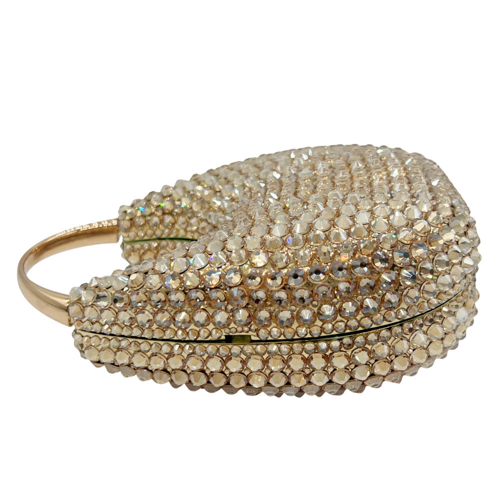 Luxury Conch Shell Rhinestone Evening Clutch Bag HB035 Sheer Fairy