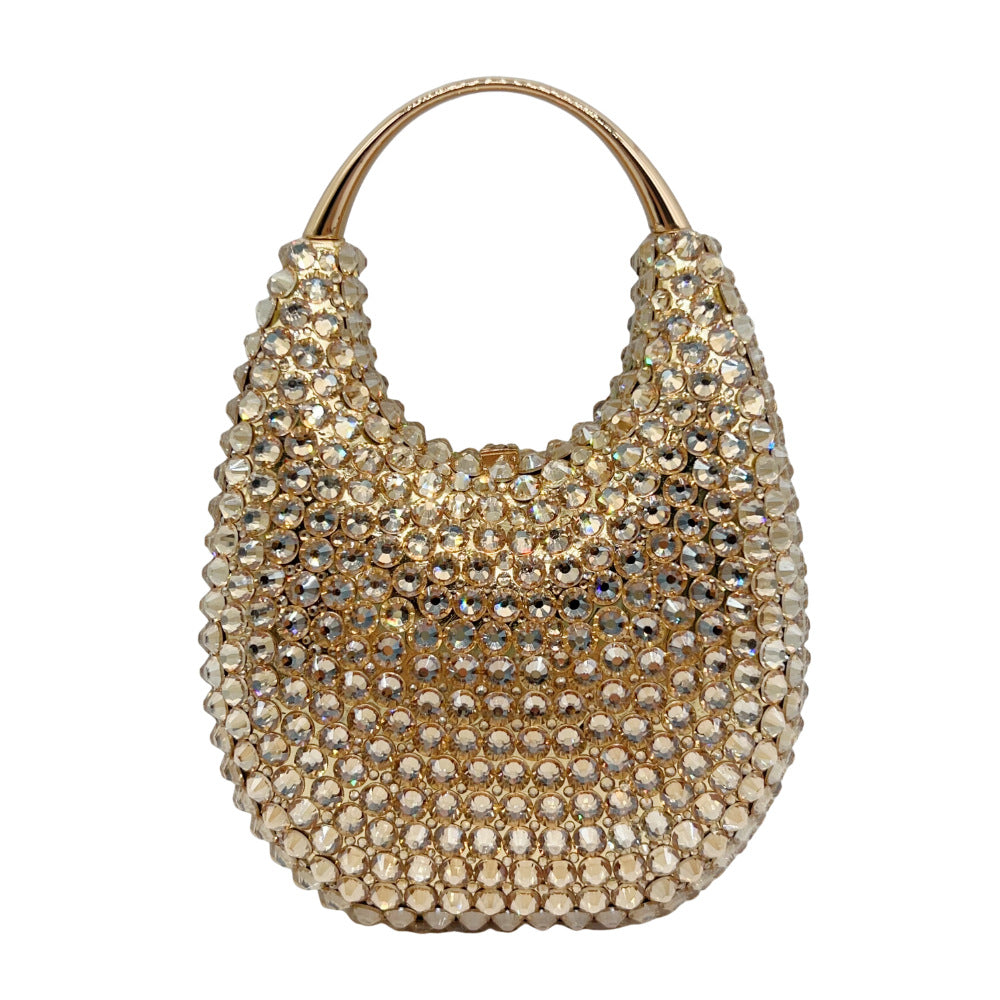 Luxury Conch Shell Rhinestone Evening Clutch Bag HB035 Sheer Fairy
