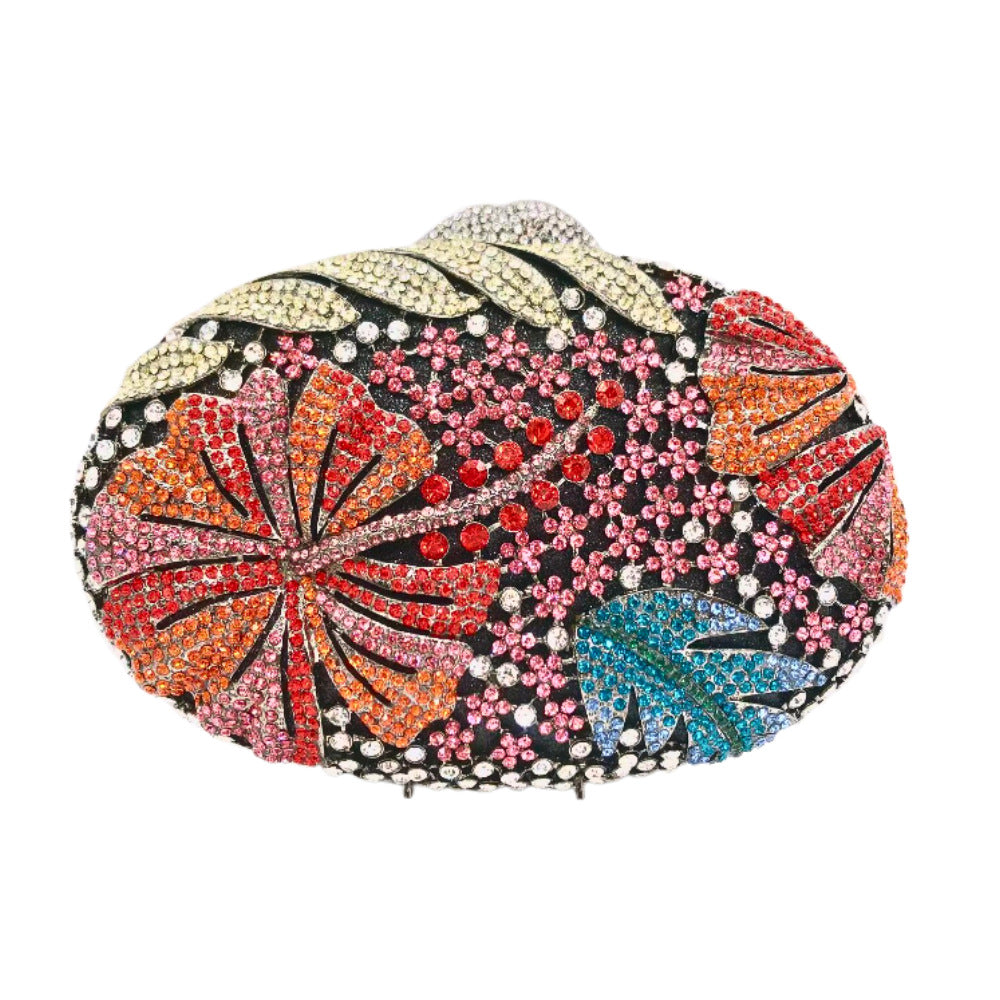 Luxury Conch Shell Rhinestone Evening Clutch Bag HB036 Sheer Fairy