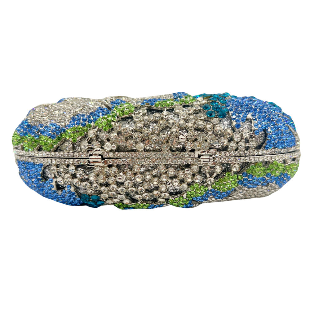 Luxury Conch Shell Rhinestone Evening Clutch Bag HB036 Sheer Fairy