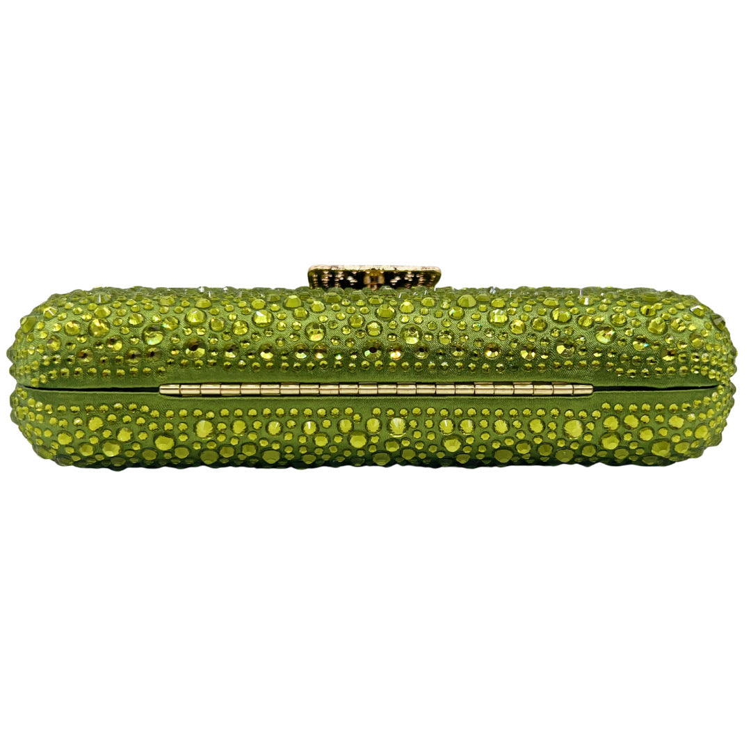 Classic Rectangular Rhinestone Evening Clutch Bag HB037 Sheer Fairy
