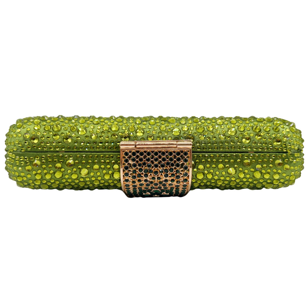 Classic Rectangular Rhinestone Evening Clutch Bag HB037 Sheer Fairy