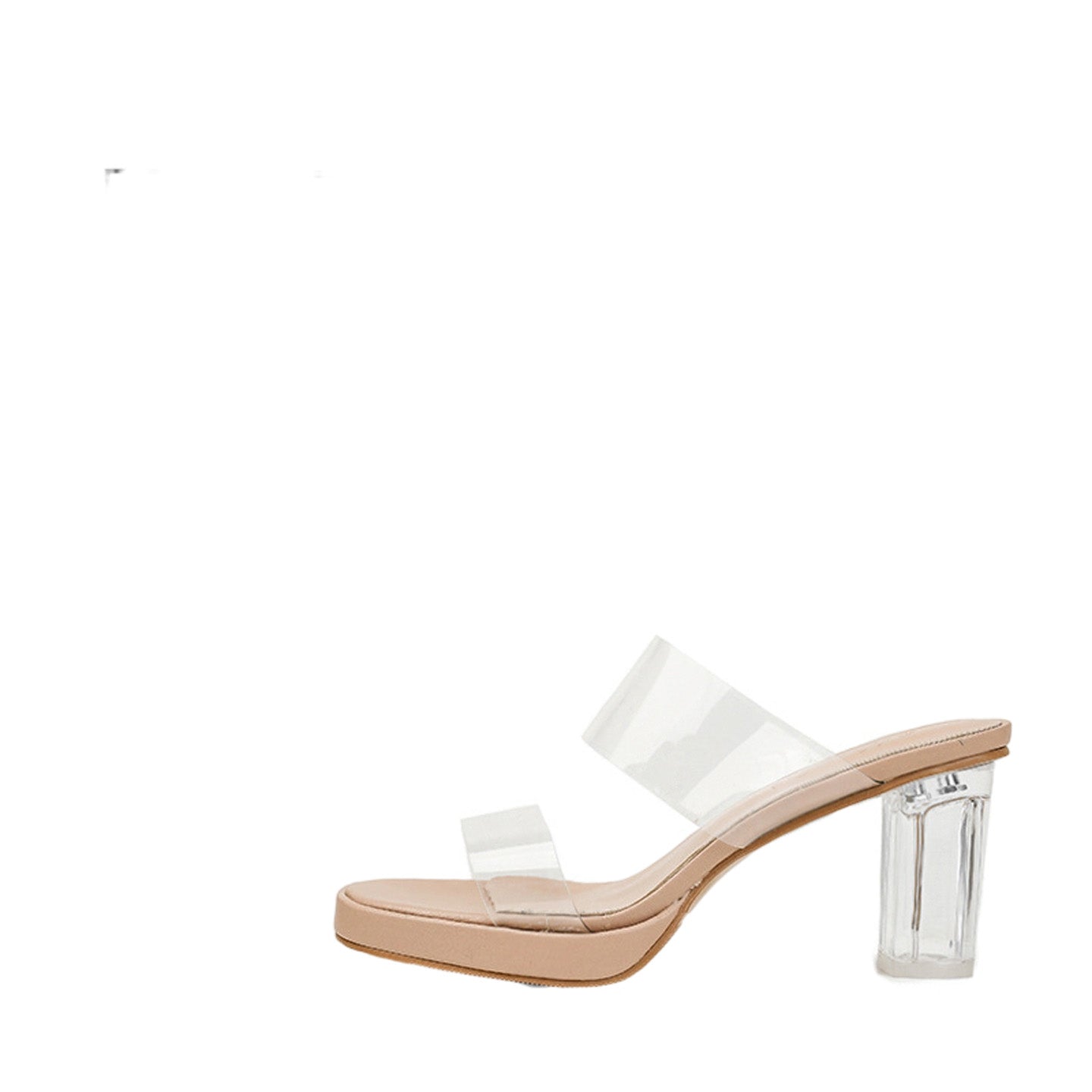 Genuine Leather Transparent High Heel HH006