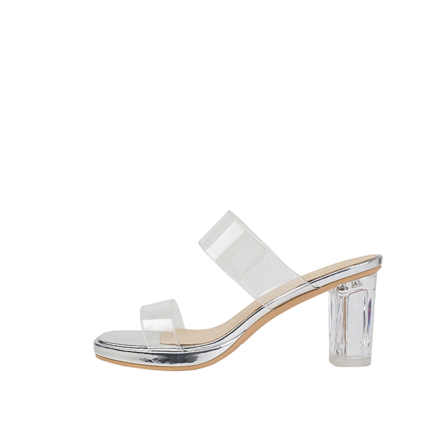 Genuine Leather Transparent High Heel HH006