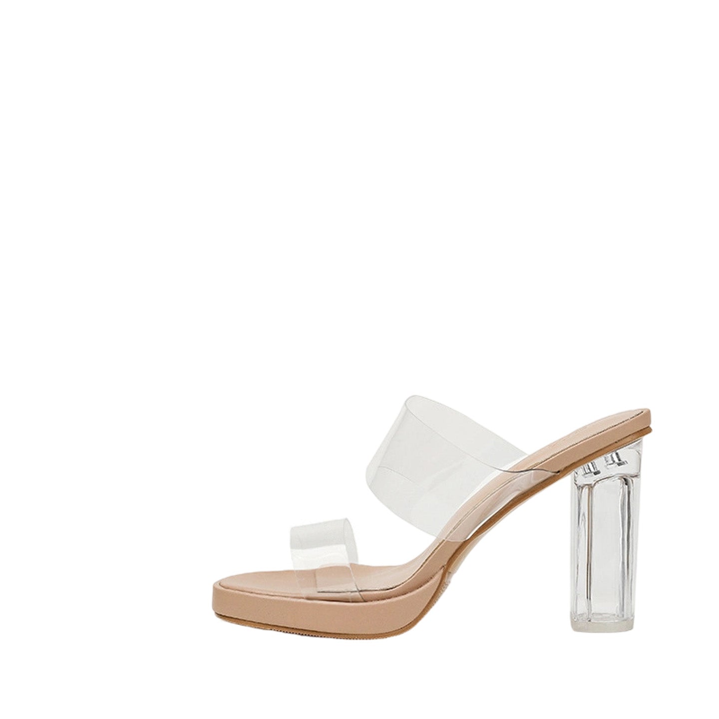 Genuine Leather Transparent High Heel HH006