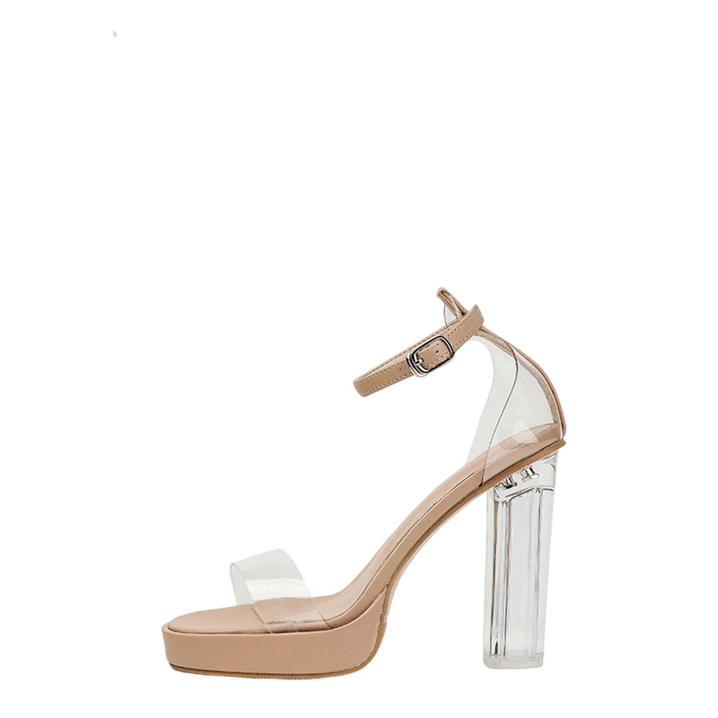 One-strap Transparent High Heel HH011