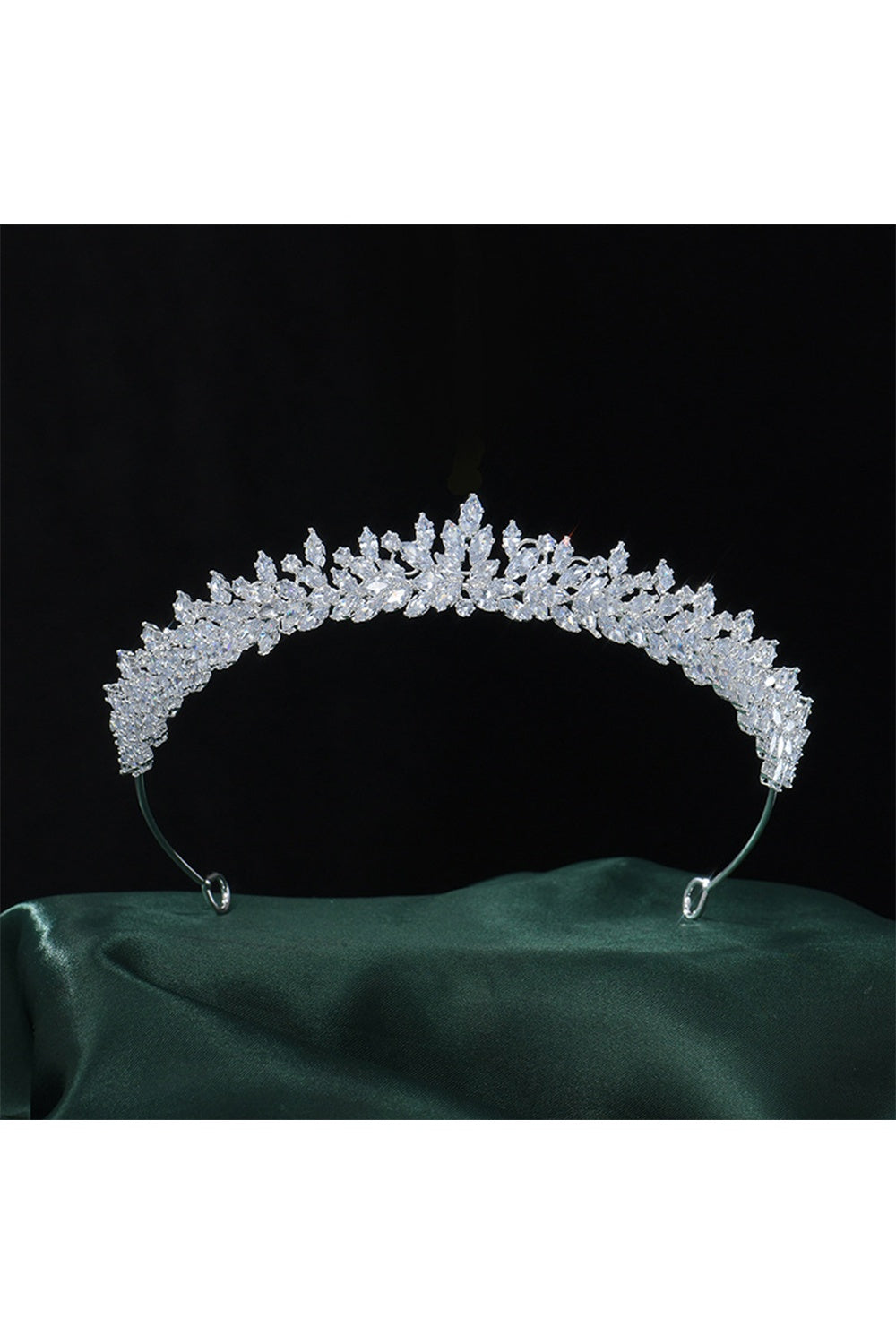 Silver Crystal Bridal Tiara Headband HP002