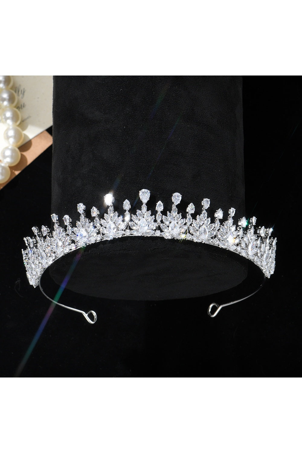 Dual-Tone Bridal Headpiece for Weddings & Black-Tie Events HP023