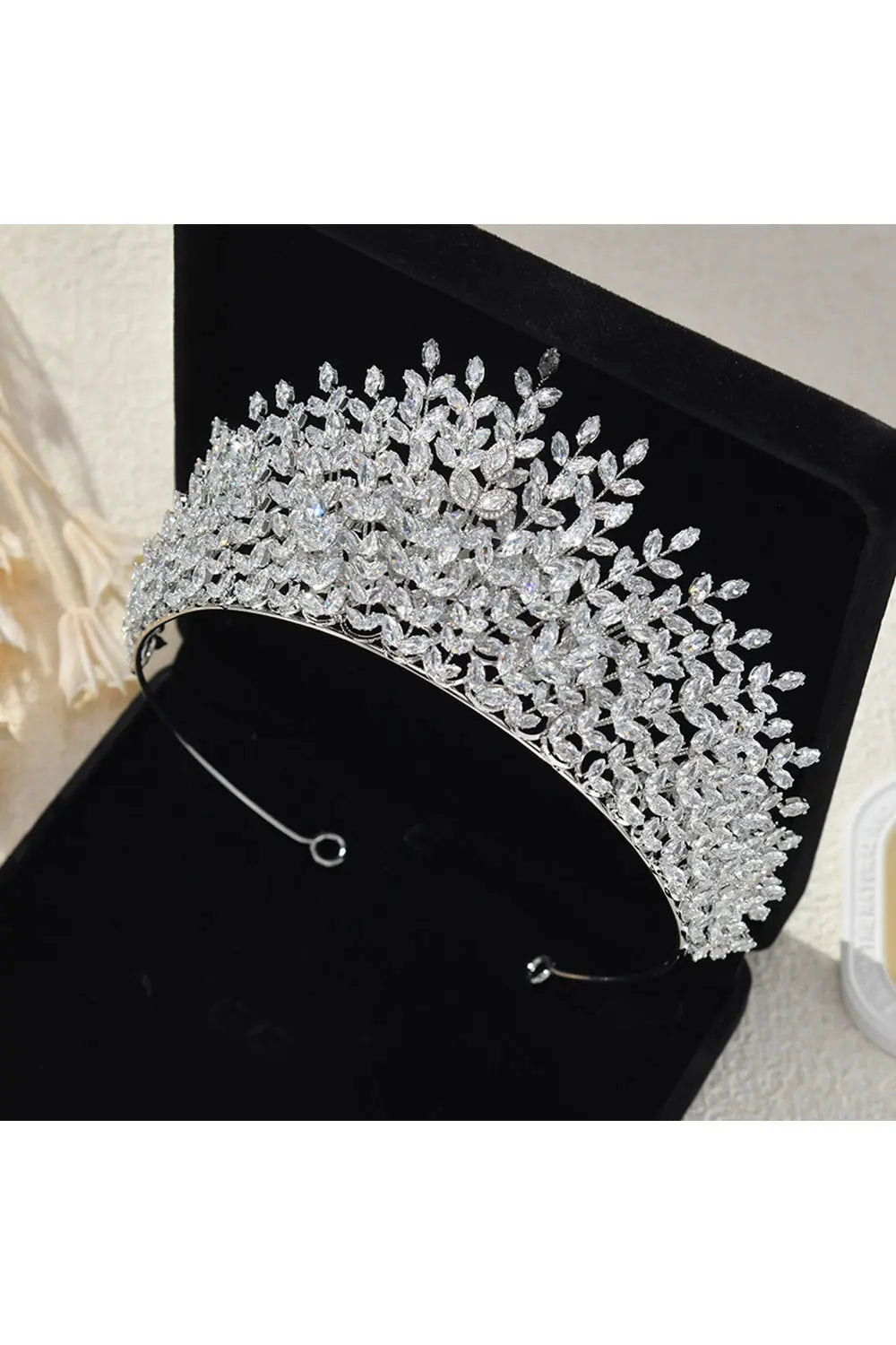 Full Crystal Headpiece Minimalist Tiara Crown HP027 Sheer Fairy