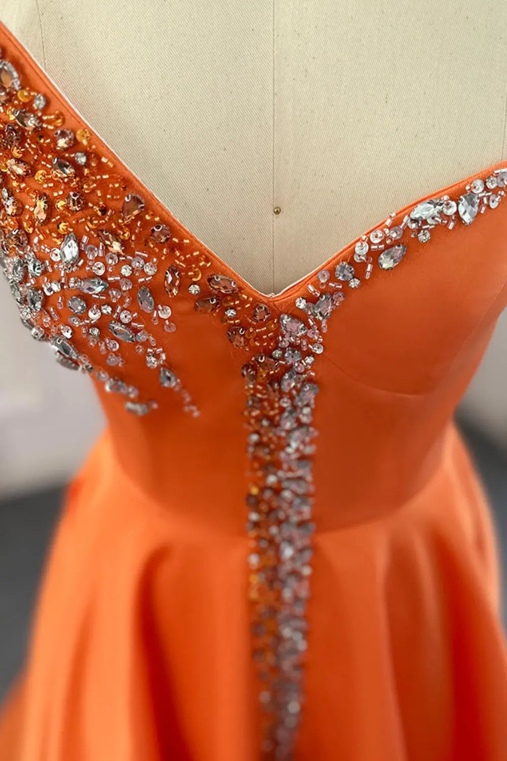 Elegant Crystal Black Strapless Evening Dresses Side Slit SS364 Sheer Fairy