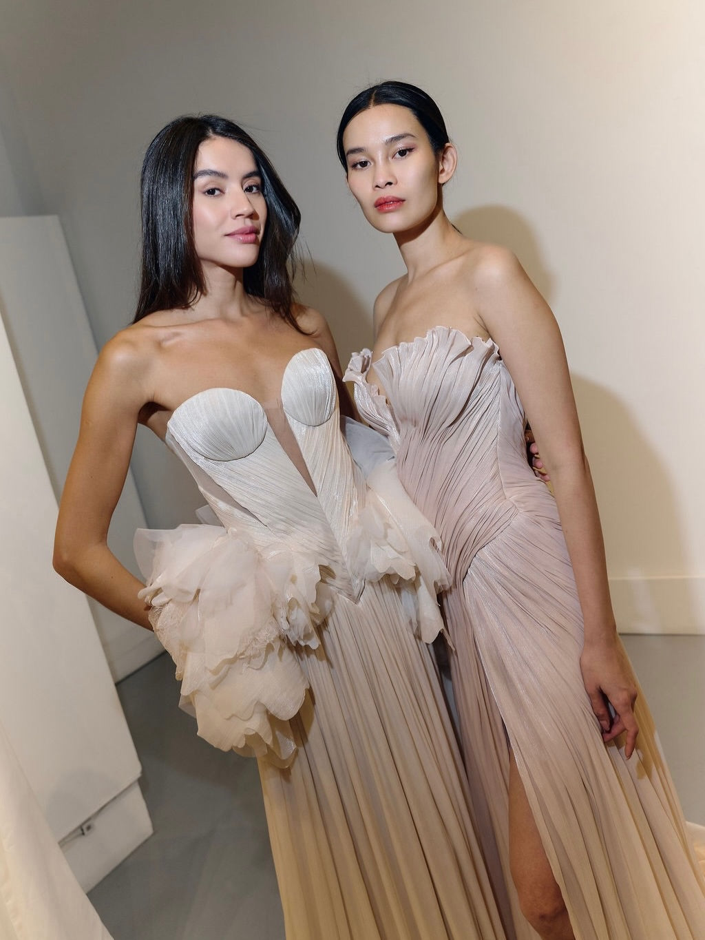Strapless Bridal Gown V-Neck Mermaid Wedding Dresses SW243 Sheer Fairy